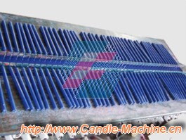 Candle Moulds in 2 Rows, Spiral Candle Machine