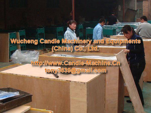 Candle Making Machines Being Packed